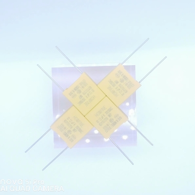 ধাতব পলিপ্রোপিলিন X2 নিরাপত্তা ক্যাপাসিটর 125K 310V হলুদ রঙ