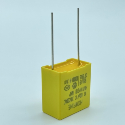 MKP 0.82uF X2 নিরাপত্তা ক্যাপাসিটর দ্রাবক প্রতিরোধী ইপক্সি রেজিন