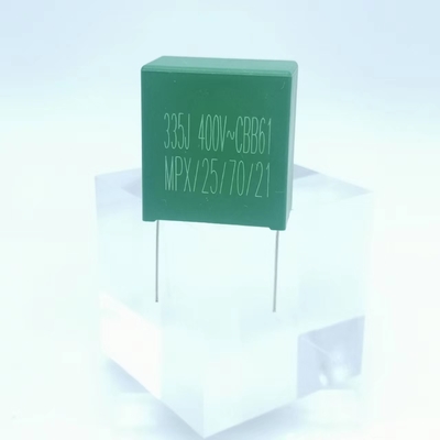 উচ্চ মানের নতুন রান ক্যাপাসিটর CBB61 335J/400V P20mm