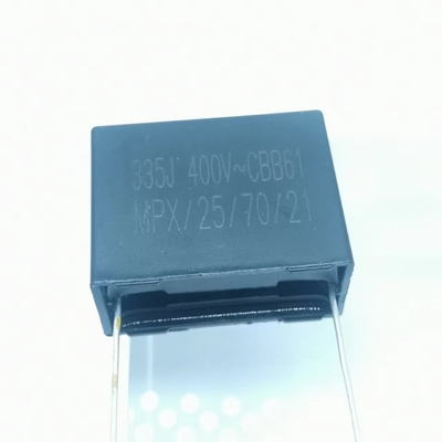 উচ্চ মানের নতুন রান ক্যাপাসিটর CBB61 335J/400V P20mm