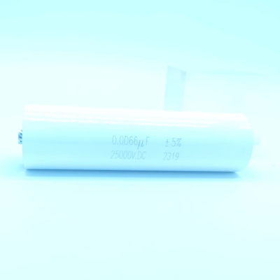 UL/CQC/ROHS সহ 25K রেডিয়াল মেটালিক ফিল্ম ক্যাপাসিটর উচ্চ অস্তরক শক্তি