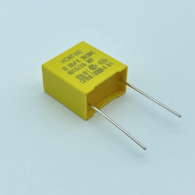 MKP 0.82uF X2 নিরাপত্তা ক্যাপাসিটর দ্রাবক প্রতিরোধী ইপক্সি রেজিন